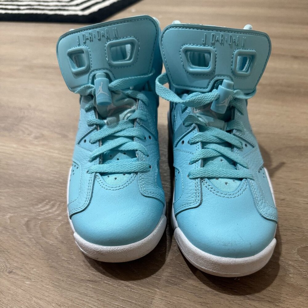 Air Jordan 6 GS “Still Blue” Sneakers | Youth 4Y (Women’s 5.5 / Men’s 4) - Picture 8 of 8